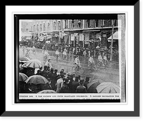 Historic Framed Print, Cleveland Inauguration - 2,  17-7/8" x 21-7/8"