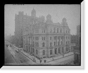 Historic Framed Print, Post Office, Minneapolis, Minn.,  17-7/8" x 21-7/8"