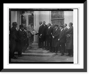 Antique Photo Print - Slemp being presented with briefcase, 1925