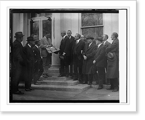 Antique Photo Print - Slemp being presented with briefcase, 1925