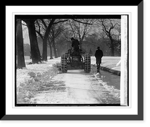 Historic Framed Print, Ford Motor Co. tractor,  17-7/8" x 21-7/8"