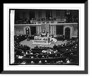 Historic Framed Print, Final count of electorial votes, [2/11/25],  17-7/8" x 21-7/8"