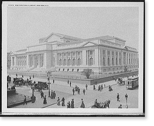 Vintage Building Photo - New York City - New York Public Library (1)