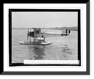 Lt. R.E. Byrd with rubber life boat, 4/27/25, Vintage Print