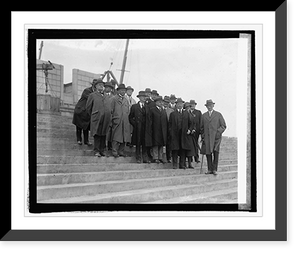 Historic Framed Print, Committee at Geo. Wash. Natl. Masonic Mem., [4/29/25],  17-7/8" x 21-7/8"