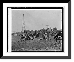 Historic Framed Print, Boy Scouts at Bowling Field, 6/3/25,  17-7/8" x 21-7/8"
