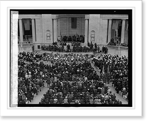 Historic Photo Print - Mother's Day - Dwight Davis at services, 1925