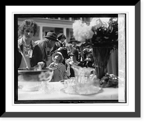 Countess Szechenye and daughter Sylvia, Garden party, Mt. Alton, 5/27/25, Historic Print