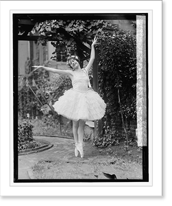Historic Photo Print - Miss Margaret Zolnay, 1925 - Historic Wall Art Gift