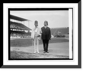 L.W. Estes & Henry Lansburgh at Shrine - Grotto game, 6/27/25 Classic, Antique Poster