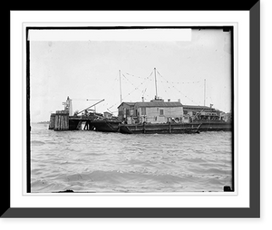 Historic Framed Print, U.S. Naval Research Laboratory, Bellevue, D.C., 6/29/25,  17-7/8" x 21-7/8"