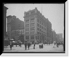 Historic Framed Print, 23rd [i.e. Twenty-third Street] and Fourth Ave., N.Y.,  17-7/8" x 21-7/8"