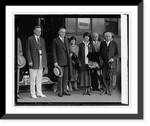 Pres. Coolidge & party return from Swampscott, 9/10/25, Vintage Poster