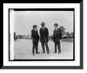 Historic Framed Print, Capt. Geo. H. Blackman, Sen. Wadsworth, Chas. A. Shaw, 9/9/25,  17-7/8" x 21-7/8"