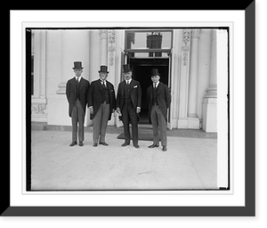 Historic Framed Print, Dr. Pedro Gonzales at WH, 9/25/25,  17-7/8" x 21-7/8"