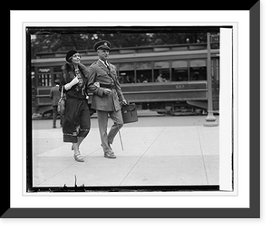 Historic Framed Print, Col. & Mrs. Wm. Mitchell - 3,  17-7/8" x 21-7/8"