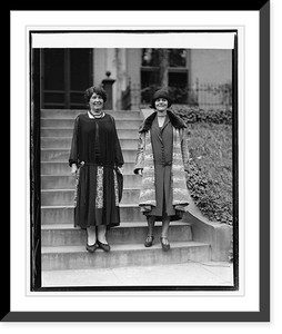 Mrs. Emmeline Pethick-Lawrence & Mrs. Jacob Riis, 10/1/25, Antique Poster