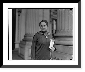 Historic Framed Print, Christine Teusch of Germany to Int. Union, [10/25],  17-7/8" x 21-7/8"