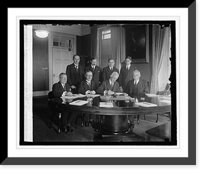 Historic Framed Print, Czechoslovakia & American Debt Commisions, 10/13/25,  17-7/8" x 21-7/8"