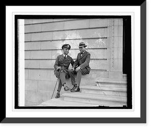 Historic Framed Print, Col. Mitchell & Atty., Rep. Frank R. Reid of Ill., [10/6/25],  17-7/8" x 21-7/8"