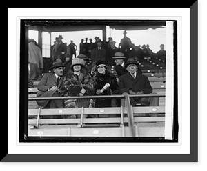 Historic Framed Print, Brother, sister in law, mother and step father of Stanley Harris, 10/10/25,  17-7/8" x 21-7/8"