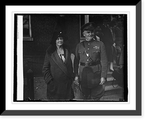 Maj. Gen. & Mrs. Robert L. Howze, 10/29/25, Antique Print