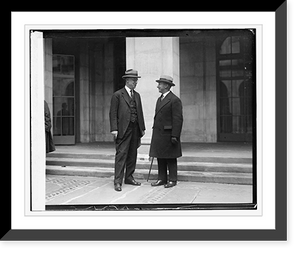 Historic Framed Print, W.E. Harkness & Atwater Kent, 11/9/25,  17-7/8" x 21-7/8"