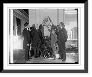 Unveiling of Duarte bust at Pan American, 11/18/25, Antique Poster