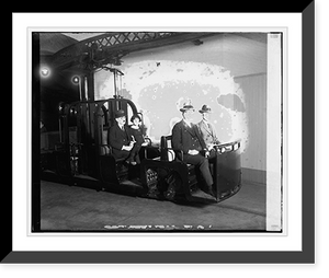 Historic Framed Print, Capitol subway, Sen. Stanfield and C.L. McNary, 12/10/25,  17-7/8" x 21-7/8"