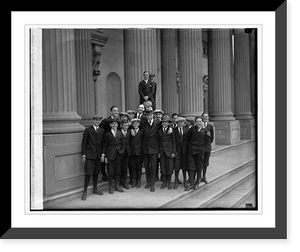 Historic Framed Print, Dawes & Senate pages, 12/9/25 - 2,  17-7/8" x 21-7/8"