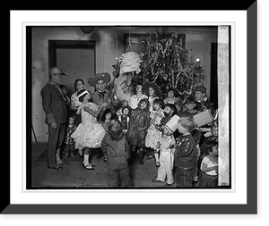 Historic Framed Print, Xmas party at Mexican Embassy, 12/26/25 - 2,  17-7/8" x 21-7/8"