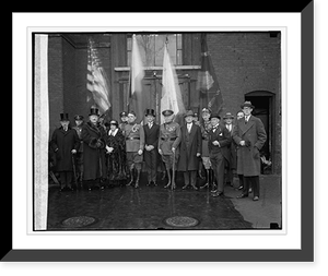 Ignace Paderewski with American Legion officials, 12/21/25, Vintage Wall Art