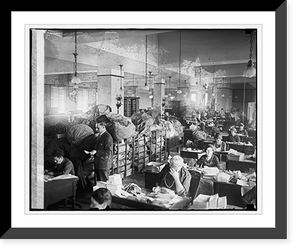 Historic Framed Print, Dead letter office, P.O. Dept. & Supt. Fred C. Staley, 1/26/26,  17-7/8" x 21-7/8"