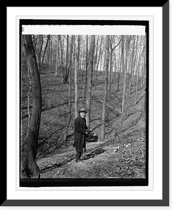 Antique Scenic Print - Dr. Walter Hough of Smithsonian, 1926