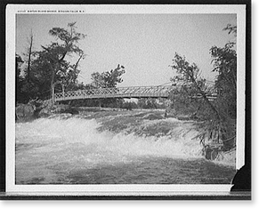 Historic Landscape - Niagara Falls - Three Sister Island Bridge, N.Y