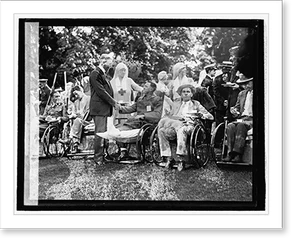 Antique Architecture - White House - Dwight Davis at garden party, 1926