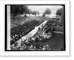 Historic Photo Print - 127th Annual Commencement of Georgetown U, 1926