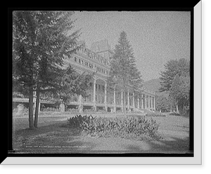 Historic Framed Print, Fort William Henry Hotel, from east, Lake George, N.Y.,  17-7/8" x 21-7/8"