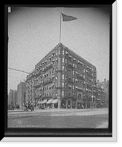 Historic Framed Print, Copley Square Hotel, Boston, Mass.,  17-7/8" x 21-7/8"