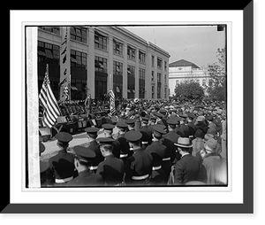 Navy Day Walter B. Howe talk at Munitions Bldg., 10/27/26, Historic Reproduction