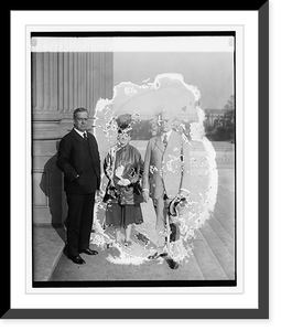 Vintage Americana Print - Sen. Fredk. M. Sackett, Mrs. Jno, 1927