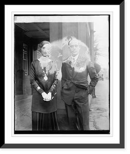 Miss Anita Ravenscroft Henry, Dr. Edw. von Selsam, Secty. German Embassy, 1/3/27, Historic Print