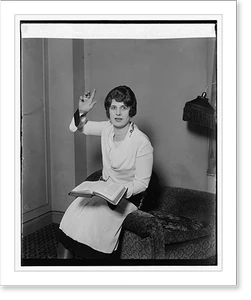 Black & White Photo - Aimee Semple McPherson, 1927 - Vintage Wall Art Gift