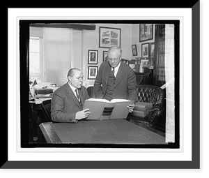 Historic Framed Print, Fitzgerald & Geo. H. Carter, 3/2/27,  17-7/8" x 21-7/8"
