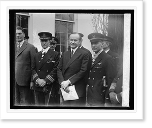 Black & White Photo - Comdr. Byrd Coolidge & Mch. Bennett, 1927