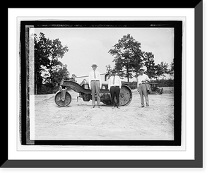 Historic Framed Print, Ford Motor C., Tractor & Road Show, Perryville(?),  17-7/8" x 21-7/8"