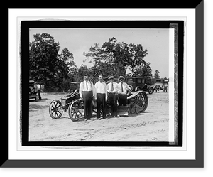 Historic Framed Print, Ford Motor Co., Tractor Road Show, Mathers Howard,  17-7/8" x 21-7/8"