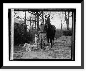 Historic Framed Print, Mrs. Robert Watson, 1928,  17-7/8" x 21-7/8"