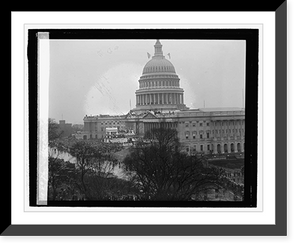 Historic Framed Print, Hoover Inauguration, 1929 - 7,  17-7/8" x 21-7/8"