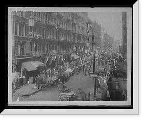 Historic Framed Print, The Ghetto, New York, N.Y.,  17-7/8" x 21-7/8"
